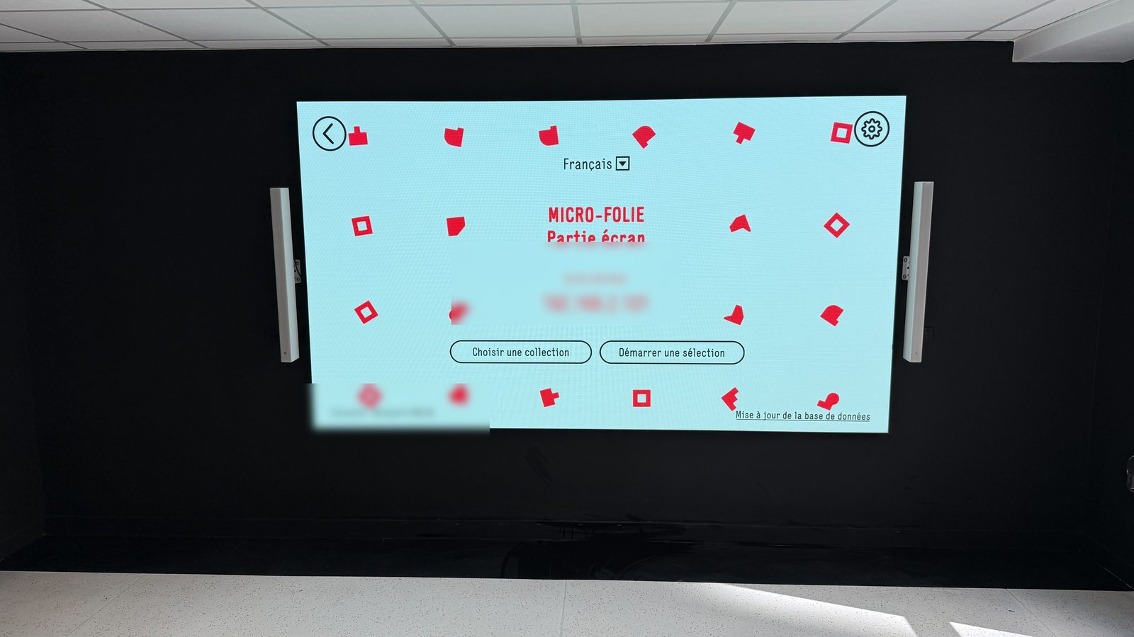 Mur LED pour dispositif Micro-Folie