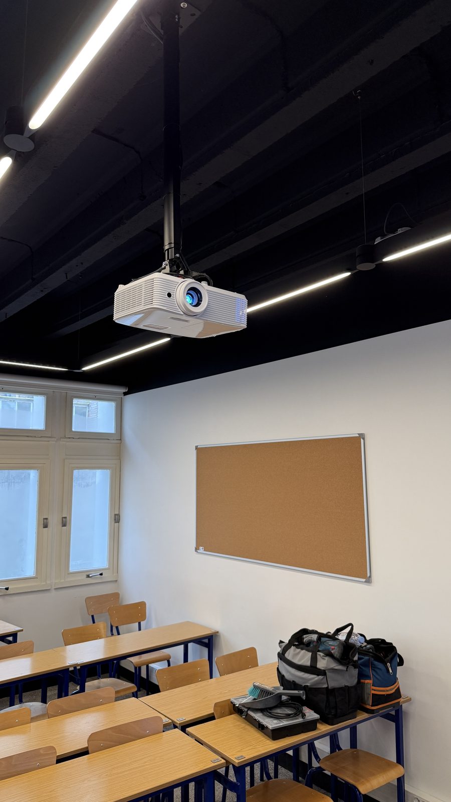 Vidéoprojecteur interactif en salle de cours